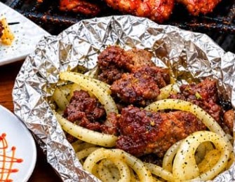 Goat meat foil/ kebab