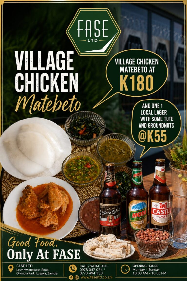 🍗🇿🇲 Nothing beats the taste of a proper Matebeto!
