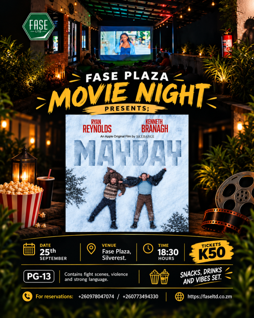 🎬 Make it a movie night at FASE Plaza!